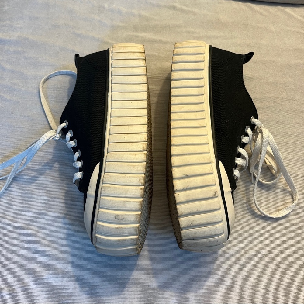 DIESEL Black Hanami S-Hanami Low X Sneakers Size Womens 9.5 - Picture 4 of 10